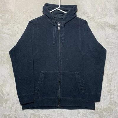 PrAna Barringer Sudadera con Capucha Para Hombres XL Cremallera Completa Algodón Orgánico Sudadera Negra Foto 1 de 4