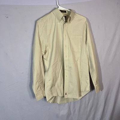 Camisa de Vestir Nordstrom Para Hombres Relajada Clásica Con Botones Taupe Talla 15-33 Foto 1 de 4