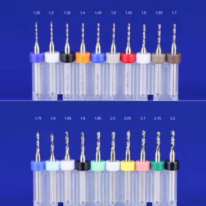 0.4mm-3.175mm Tungsten Steel Carbide PCB CNC Micro Drill Bits Rotary Milling - Picture 1 of 9
