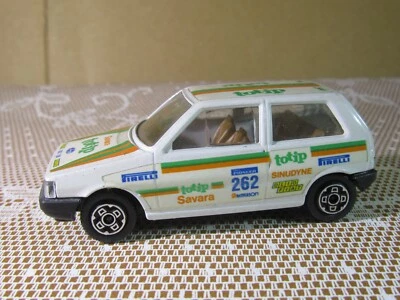 280Z Vintage Burago 4119 Italia Fiat Uno #262 Totip Bianco Racing 1:43 - Immagine 1 di 4