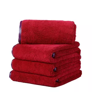 4 Pcs Microfiber Elite Towel Auto Car Wash Polish House Cleaning Cloths 16"x24" - Picture 1 of 10
