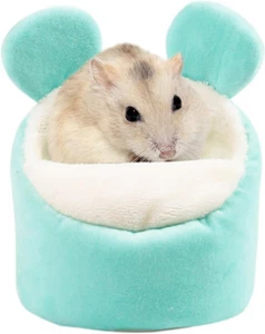 Hamster Bed, Mini Small Animals Soft Warm Nest, Small Pet Sofa Bed, Mouse Cage H - Picture 1 of 12