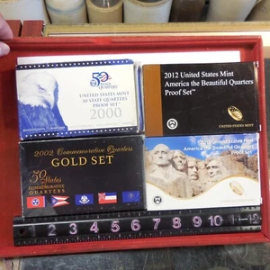2012S,2000,2013 & 2002 US Proof Sets w/ Box & COA --EXCEPT GOLD SET - Picture 1 of 8