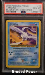 Promo Articuno AOKI ERROR Black Star Promo PSA 10 (8676) #22 Pokemon - Picture 1 of 1