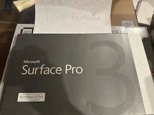 Brand new Microsoft Surface pro 3 intel core i7 1.7ghz 256gb 8gb tablet win10 - Picture 1 of 2