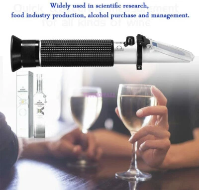 Alkohol 0-80% Refraktometer Alkoholmeter für Spirituose Destillierte Getränke de - Bild 1 von 4