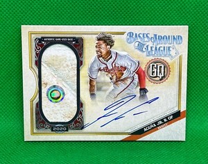 2020 TOPPS GYPSY QUEEN RONALD ACUNA JR AUTO BASES AROUND THE LEAGUE 12/20 BRAVES