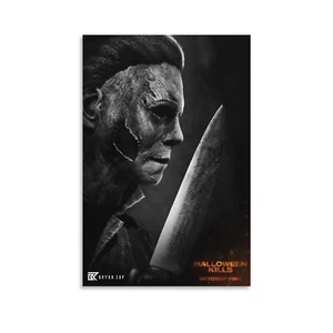 halloween myers kills 2021 horror movie Canvas Wall Art Poster Picture Print - Picture 1 of 10