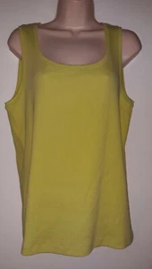 CHICO'S Damen Gr. 2 Grün Limette Pullover Strick Tank Top Baumwolle - Bild 1 von 7