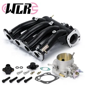 COLECTOR DE ADMISIÓN SERIE D15 D16 + Cuerpo del acelerador PARA 1988-2000 CIVIC CRX DEL SOL - Imagen 1 de 12