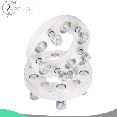 For Honda Civic Accord CR-V CR-Z 5x4.5 5x114.3 Wheel Spacers (2) 1" Thick 12x1.5 Foto 1 de 4