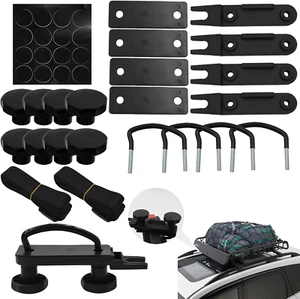 Kit Di Montaggio per Box a U Da 23 Pezzi, 4 Staffe a U Universali, 8 Controdadi, - Foto 1 di 12