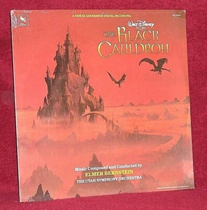 OST LP SEALED WALT DISNEY THE BLACK CAULDRON ELMER BERNSTEIN 1985 VERESE NOT C/O - Picture 1 of 2