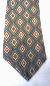 Class Club 100% silk short (54") narrow pointed necktie made in USA - Picture 1 of 3