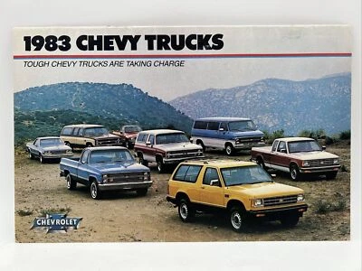 1983 CHEVY CHEVROLET TRUCKS Pickup Van Suburban Blazer El Camino Sales Brochure - Image 1 of 4
