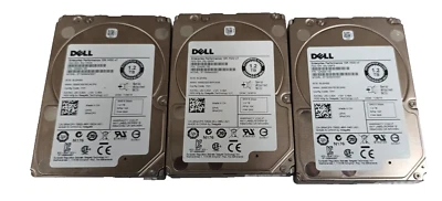 3 X Dell 1.2TB 10K 6Gbs 2.5" SAS Hard Drive RMCP3 0RMCP3 1DA200-150 ST1200MM0007 - Image 1 of 3