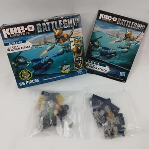 New Hasbro Kre-o Battleship Ocean Attack #38952 66 pcs Building Toy Set - Picture 1 of 10
