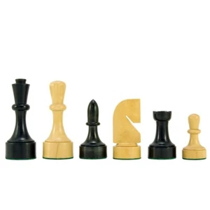 Contemporary Series entbeinte Schachfiguren 3,75 Zoll - Bild 1 von 8