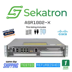 ♻️ Cisco ASR1002-X Aggregation Services Router ⚡Fast Shipping - Picture 1 of 2