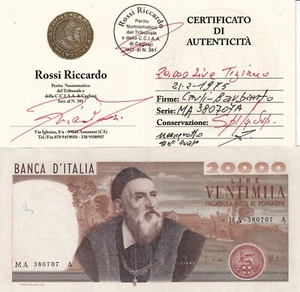 20000 LIRE TIZIANO 21-2-1975 PERIZIATA SPL/qSUP - Foto 1 di 3