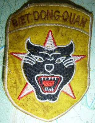 PARCHE - Tiger Force Ranger Group - AEROTRANSPORTADO - Guerra de Vietnam - DELTA DEL MEKONG - W.372 Foto 1 de 2