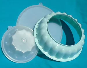 TUPPERWARE 9½" Jel-Ring 3-Pc Set, salad jello gelatin ice mold, 1201 1202 1203 - Picture 1 of 4