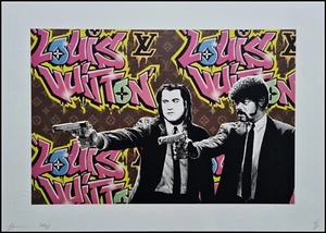 DEATH NYC * Pulp Fiction * 45 x 32 cm*signed * limited * Certificate # xx/120 - Bild 1 von 11