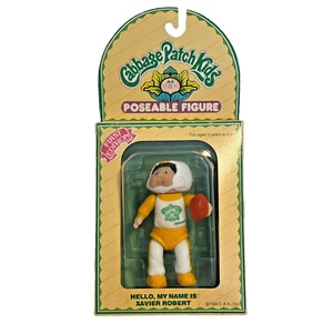 Xavier Robert Cabbage Patch 1984 niños posable fútbol americano niño 3,5" juguete muñeca PVC - Imagen 1 de 7