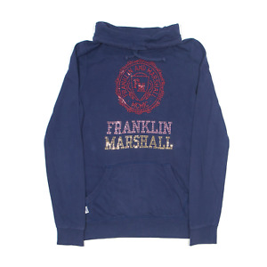 FRANKLIN MARSHALL Sweatshirt Blue High Neck Womens M