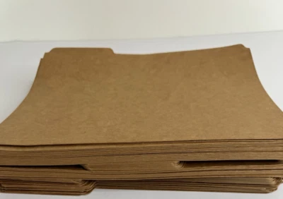 Vtg Oxford Brown File Folders Office Supply Lot of 70 Made in USA Esselte - Image 1 of 4