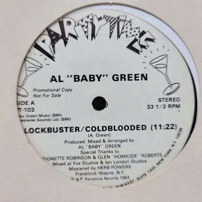 Al Baby Green Blockbuster 12" Vinyl Record Single - Image 1 of 4