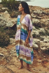 NUEVO CON ETIQUETAS VESTIDO TÚNICA ZARA TIE DYE XS-S $70 7912/034 - Imagen 1 de 7