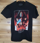Star Wars T Shirt Adult Small Last Jedi Galaxy Premiere Double Sided Pin Hole