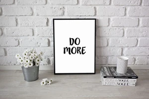 Do More Print Casey Neistat inspiriertes Kunstwerk Youtuber motivierendes Poster - Bild 1 von 10