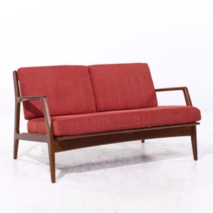 Lawrence Peabody for Selig Mid Century Settee Sofa - Picture 1 of 9