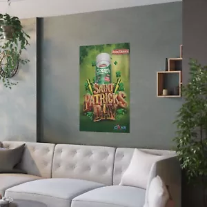 Robocough SAINT PATRICK'S DAY Satin Poster - Picture 1 of 7