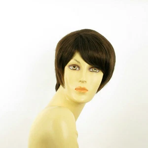 short wig for women chocolate copper wick ref elsa 6h30 PERUK - Picture 1 of 9