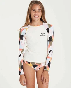 Billabong Girls' Girls' Shaka Daze Rashguard Set Multi 5 - Picture 1 of 3