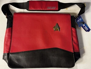 NWT Star Trek The Next Generation Uniform Laptop Messenger Bag TNG The Coop Flaw - Picture 1 of 16