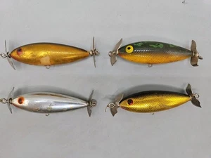 Vintage COTTON CORDELL “Crazy Shad” Lot (4) Preowned Gold Black Silver Bass  - Picture 1 of 13