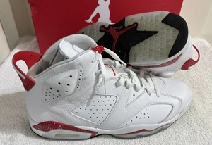 2022 Nike Air Jordan 6 Retro White University Red Oreo Size 12 CT8529-162 - Bild 1 von 6