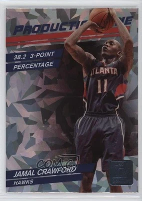 2010-11 Donruss Production Line Cracked Ice Jamal Crawford #97 - Image 1 of 2