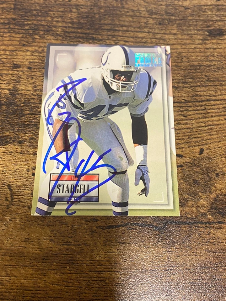 1993 Pro Set Power - #45 Tony Stargell Indianapolis Colts Autograph Auto - Image 1 of 1