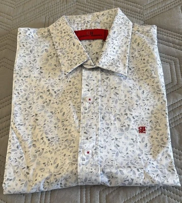 NUEVA CAROLINA HERRERA Camisa Manga Corta Tallas 15 1/2 - 17 1/2 Blanco Foto 1 de 2