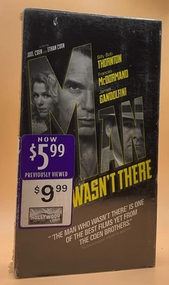The Man Who Wasn't There VHS 2002 Billy Bob Thornton **Buy 2 Get 1 Free** - Image 1 of 3