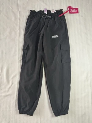 Pantalones Justice Girls Active Parachute Cargo Negros Completamente Forrados Talla S 7/8 Nuevos con Etiquetas Foto 1 de 4