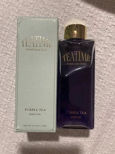 New BYROE TEA TIME Purple Tea Body Oil 3.52 oz Exp 08/2025 - Picture 1 of 3