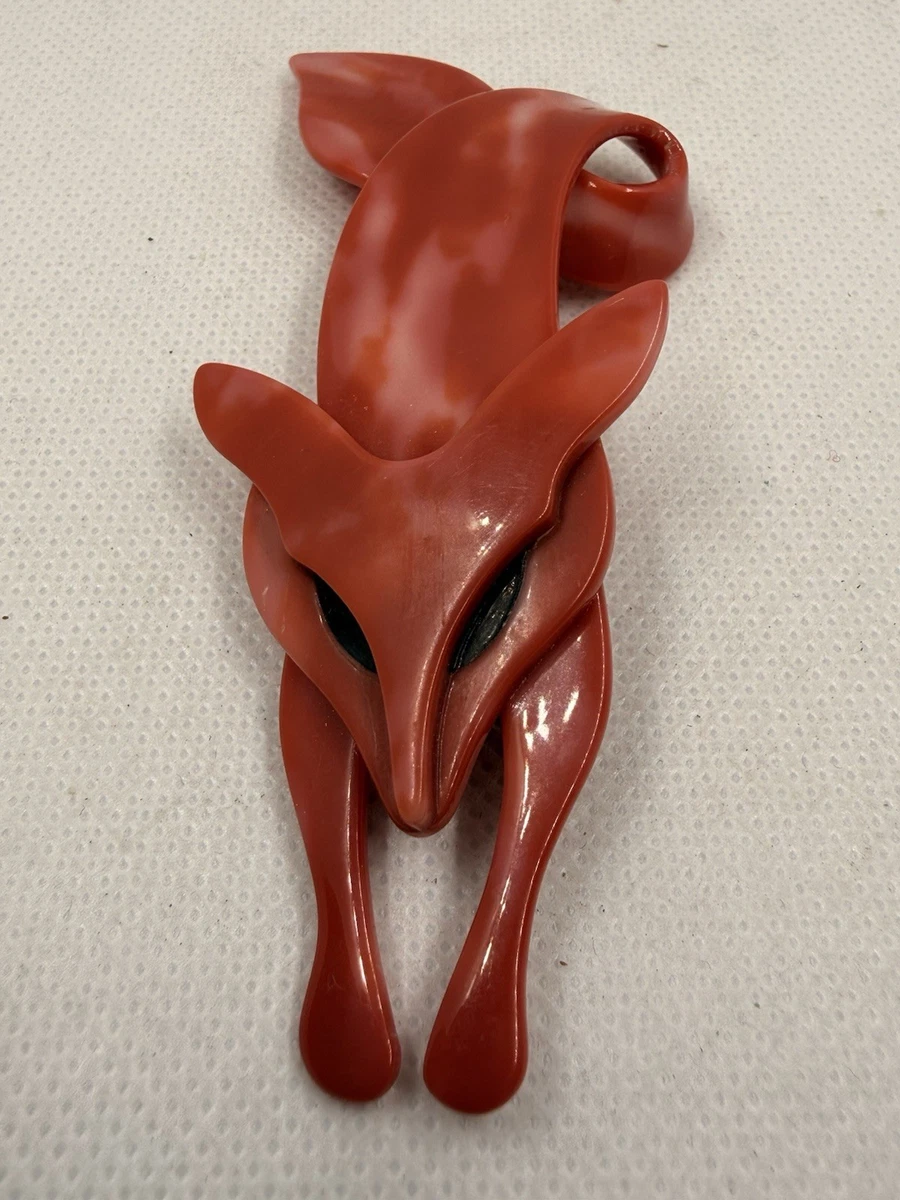 リアスタン LEA STEIN ブローチ キツネ fox ヴィンテージ リアスタン LEA STEIN ブローチ ヴィンテージ キツネ fox
