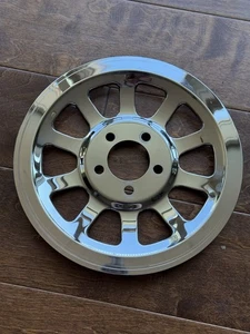 Genuine Harley Davidson Chrome Sprocket Pulley Cover Softail Touring 37757-07 - Picture 1 of 8