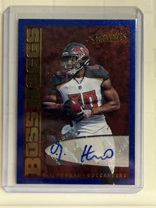 2018 Panini Absolute #BH-OH O.J. Howard Boss Hoggs Autographs Spectrum Blue - Picture 1 of 2